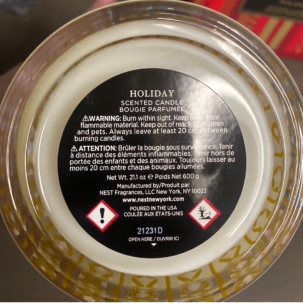 Nest Fragrances  New York holiday 3
wick candle 21.1 Oz New in the Box - Picture 5 of 7